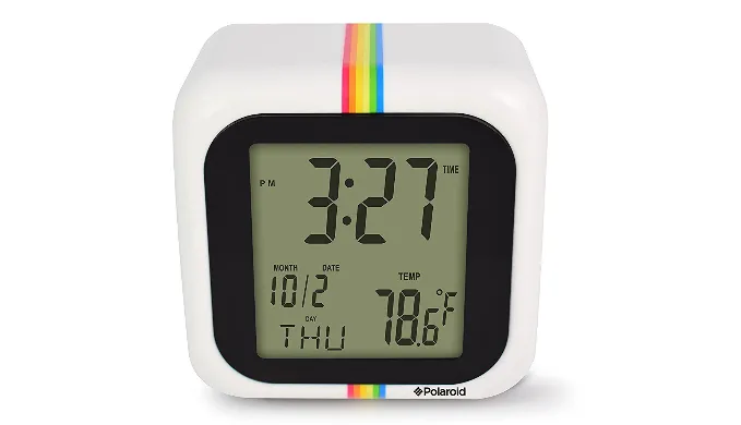 Polaroid Digital Clock with Indoor Temperature - Ships Same/Next Day!