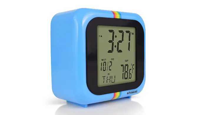 Polaroid Digital Clock with Indoor Temperature - Ships Same/Next Day!