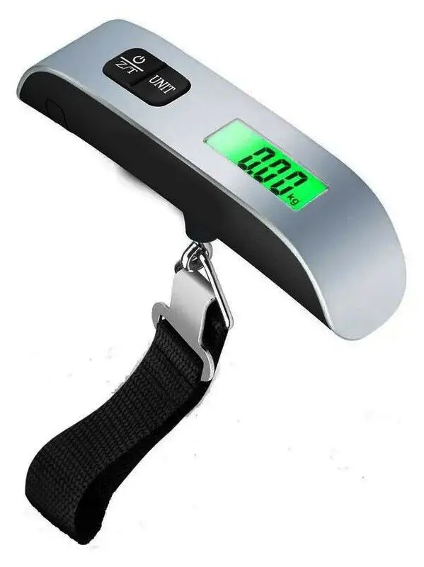 Portable Travel LCD Digital Hanging Luggage Scale Electronic Weight 110lb / 50kg