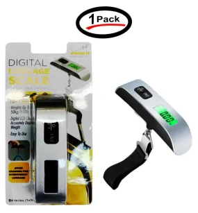 Portable Travel LCD Digital Hanging Luggage Scale Electronic Weight 110lb / 50kg