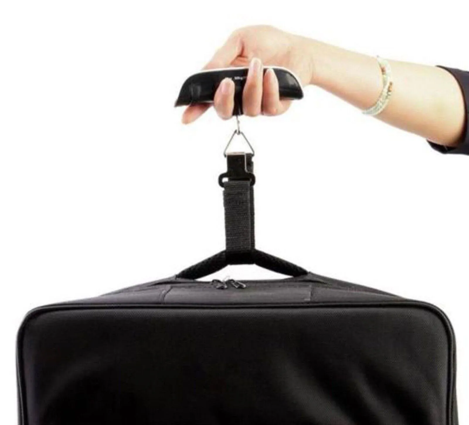 Portable Travel LCD Digital Hanging Luggage Scale Electronic Weight 110lb / 50kg