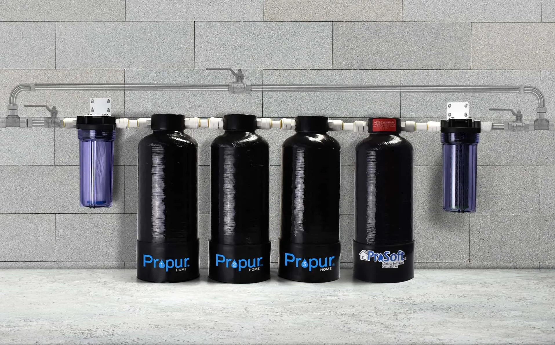 ProHome Whole House Water Filter Effectively Removes 220  Contaminants including Fluoride by ProOne