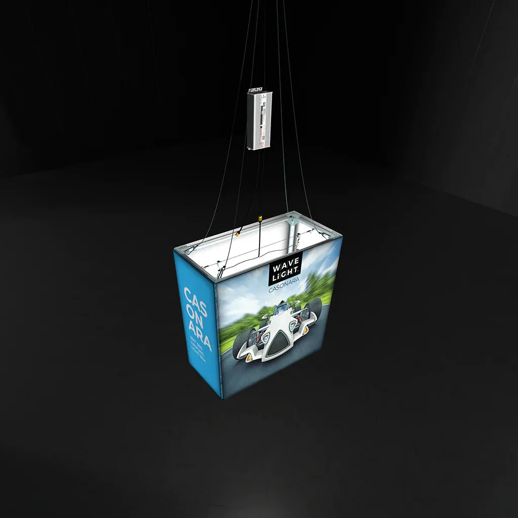 Rectangle Cube Hanging Light Box 100M - 3.5ft