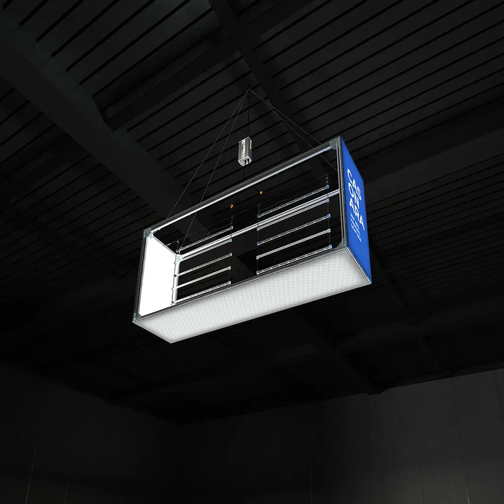 Rectangle Cube Hanging Light Box 200M - 6.5ft