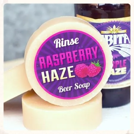 Rinse Raspberry Haze Beer Soap 4oz
