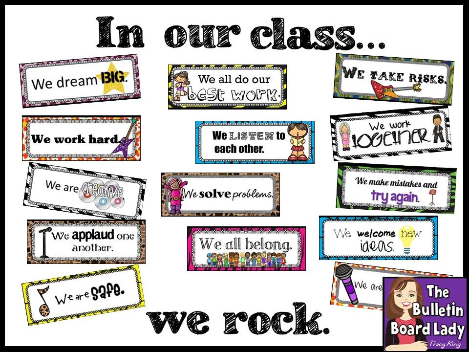 Rock Star Classroom Decor BUNDLE