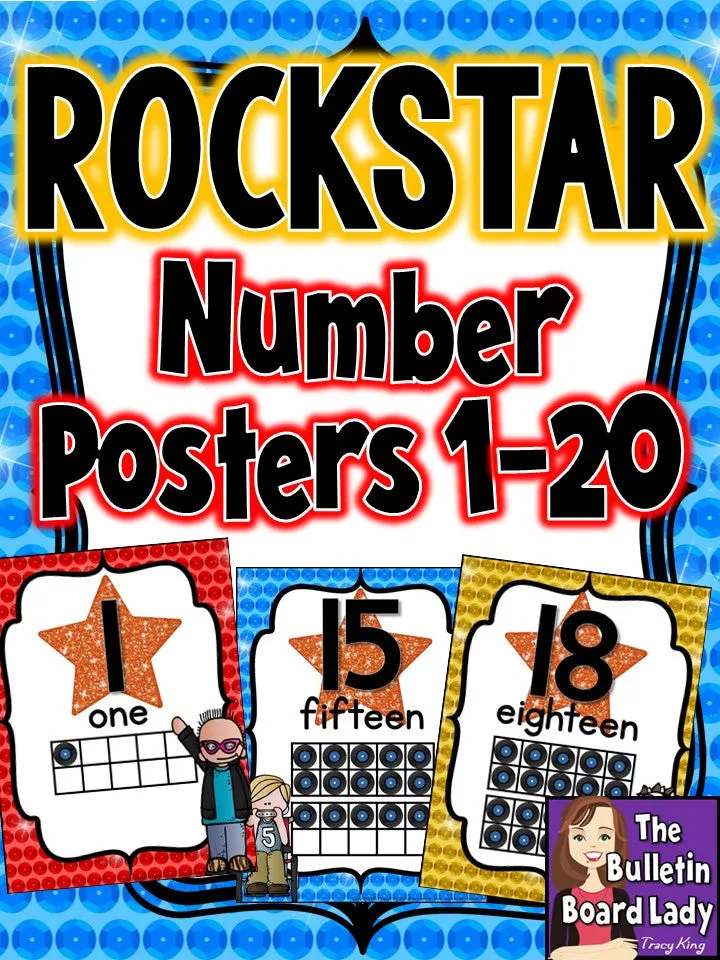 Rock Star Classroom Decor BUNDLE