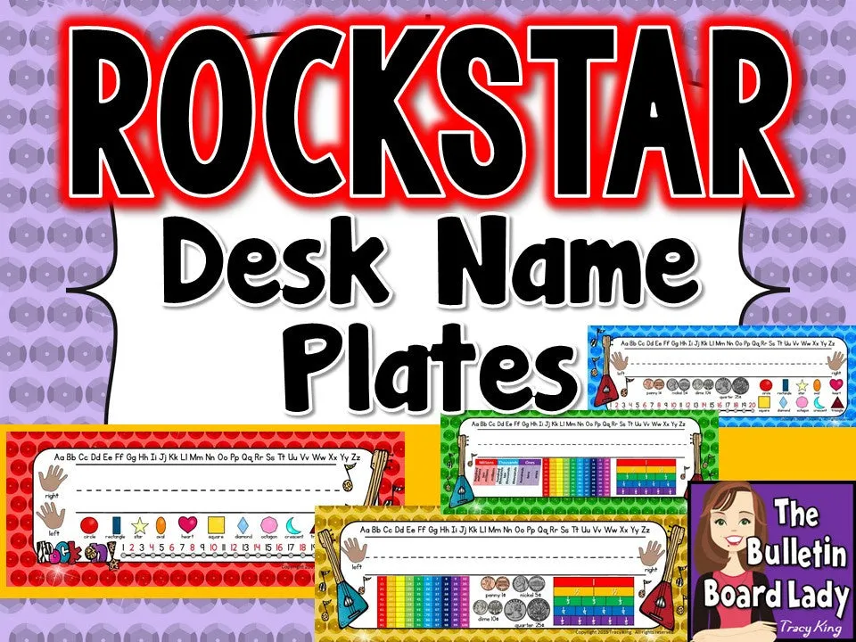 Rock Star Classroom Decor BUNDLE
