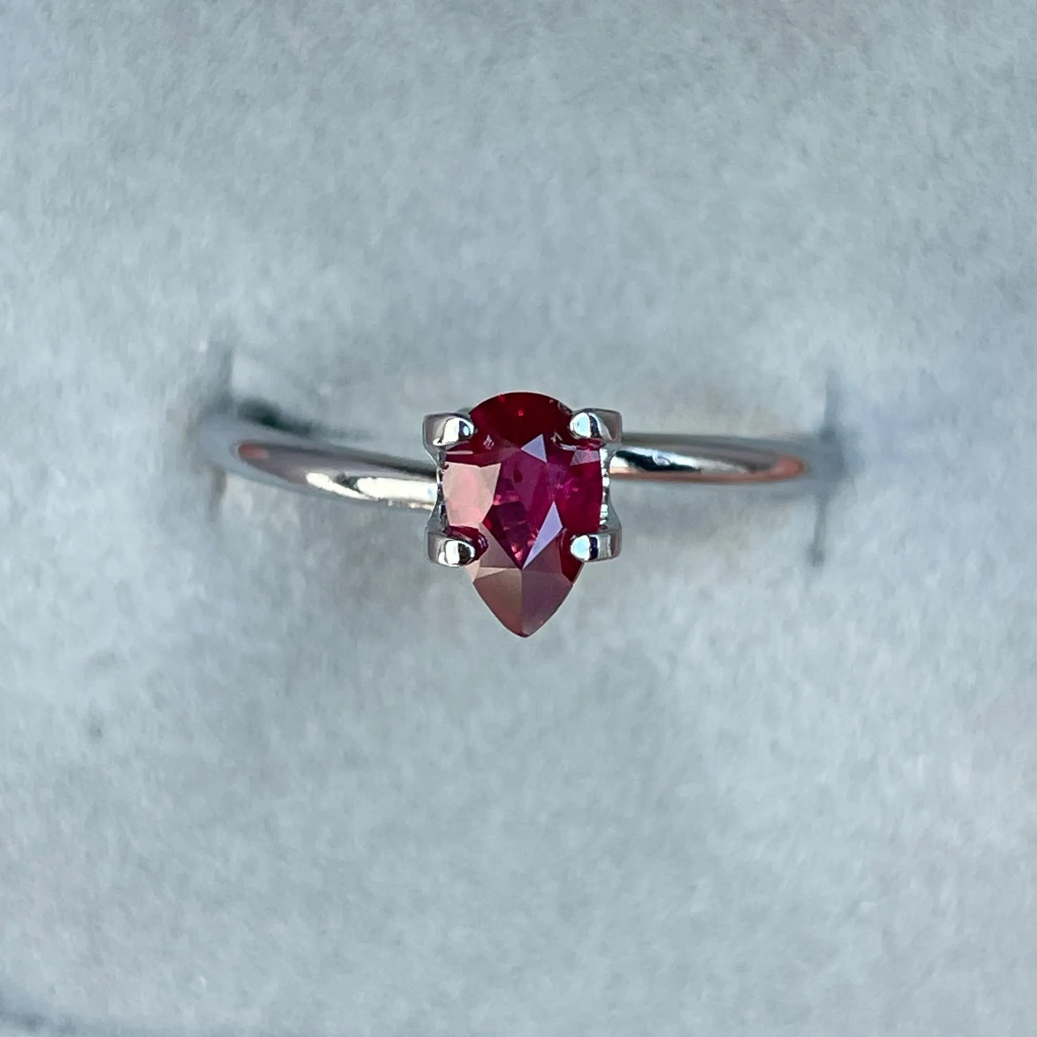 ruby stone for ring natural Loose Gemstones 0.58 crt. for ruby gem stone ring