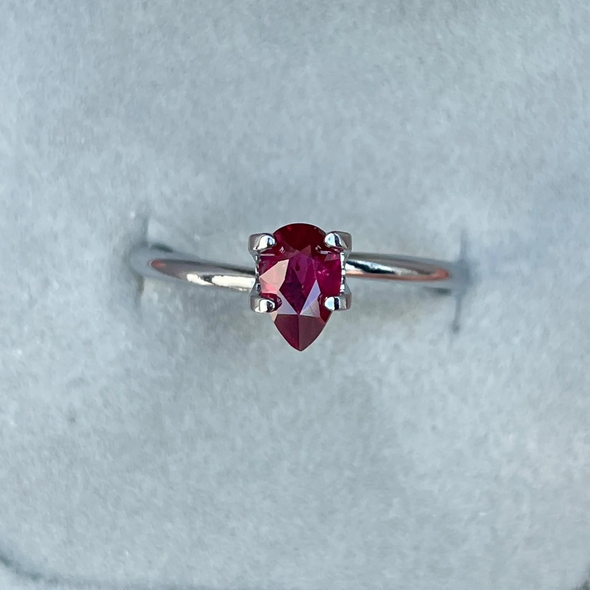 ruby stone for ring natural Loose Gemstones 0.58 crt. for ruby gem stone ring