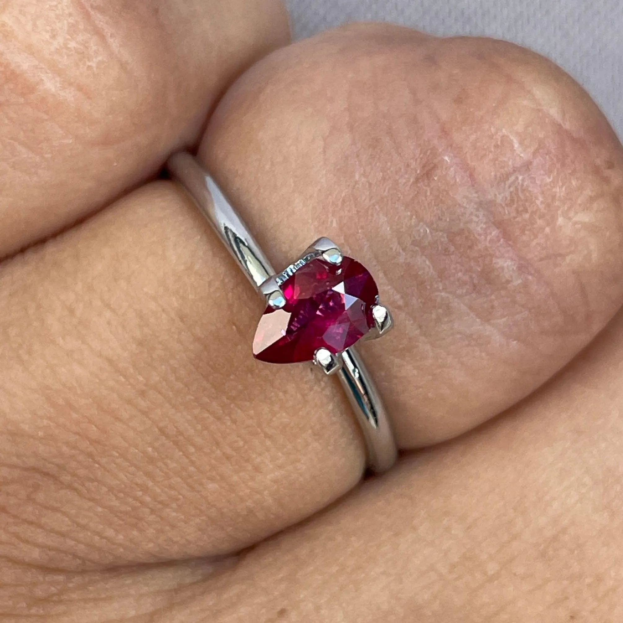 ruby stone for ring natural Loose Gemstones 0.58 crt. for ruby gem stone ring