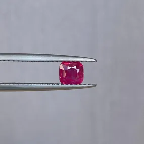 ruby stone ring in silver Certified Natural Unheated Ruby 0.52 crt. rubygems for ring