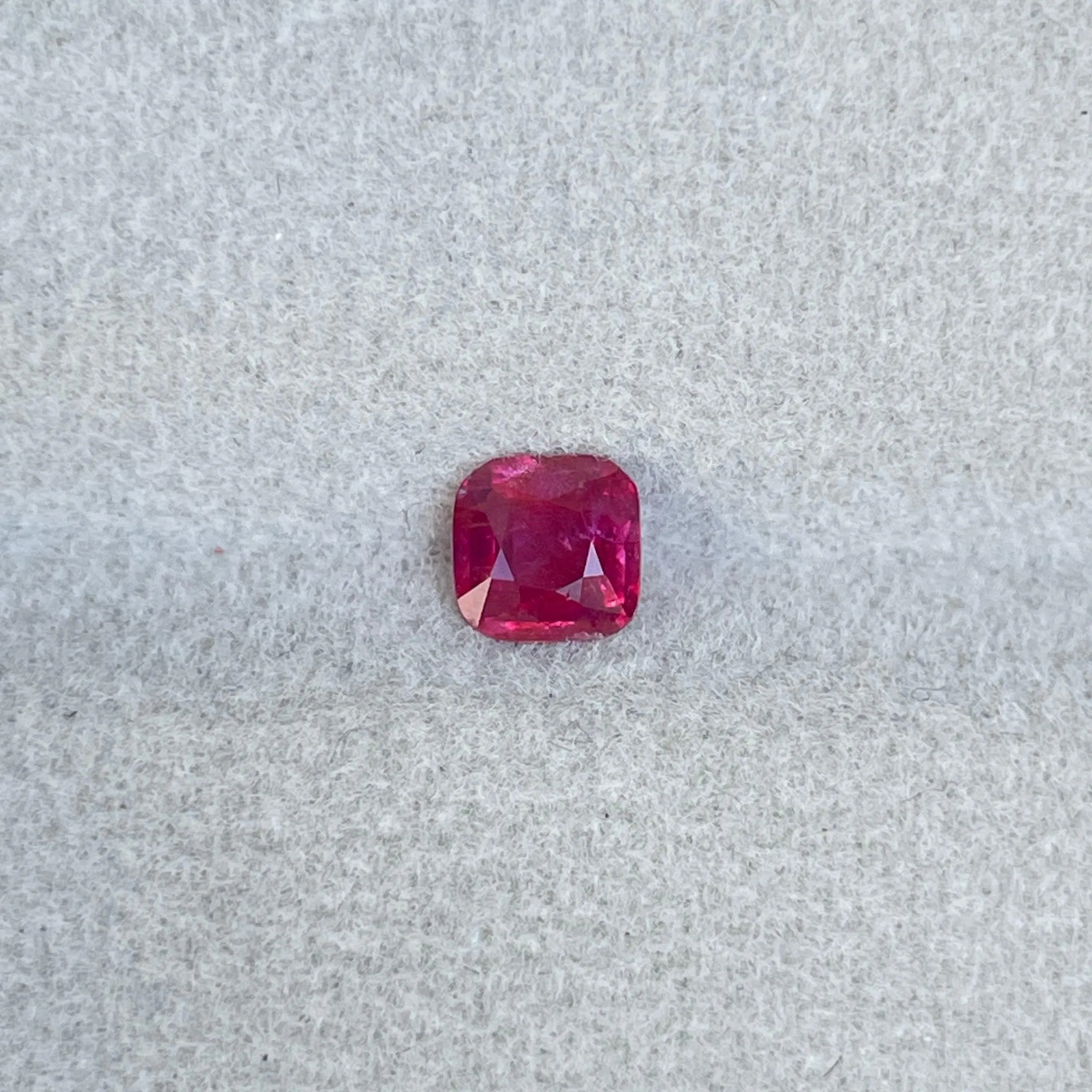 ruby stone ring in silver Certified Natural Unheated Ruby 0.52 crt. rubygems for ring