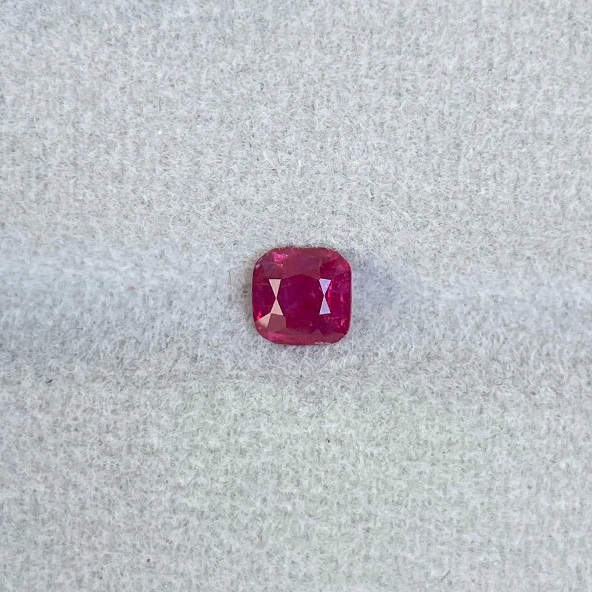 ruby stone ring in silver Certified Natural Unheated Ruby 0.52 crt. rubygems for ring