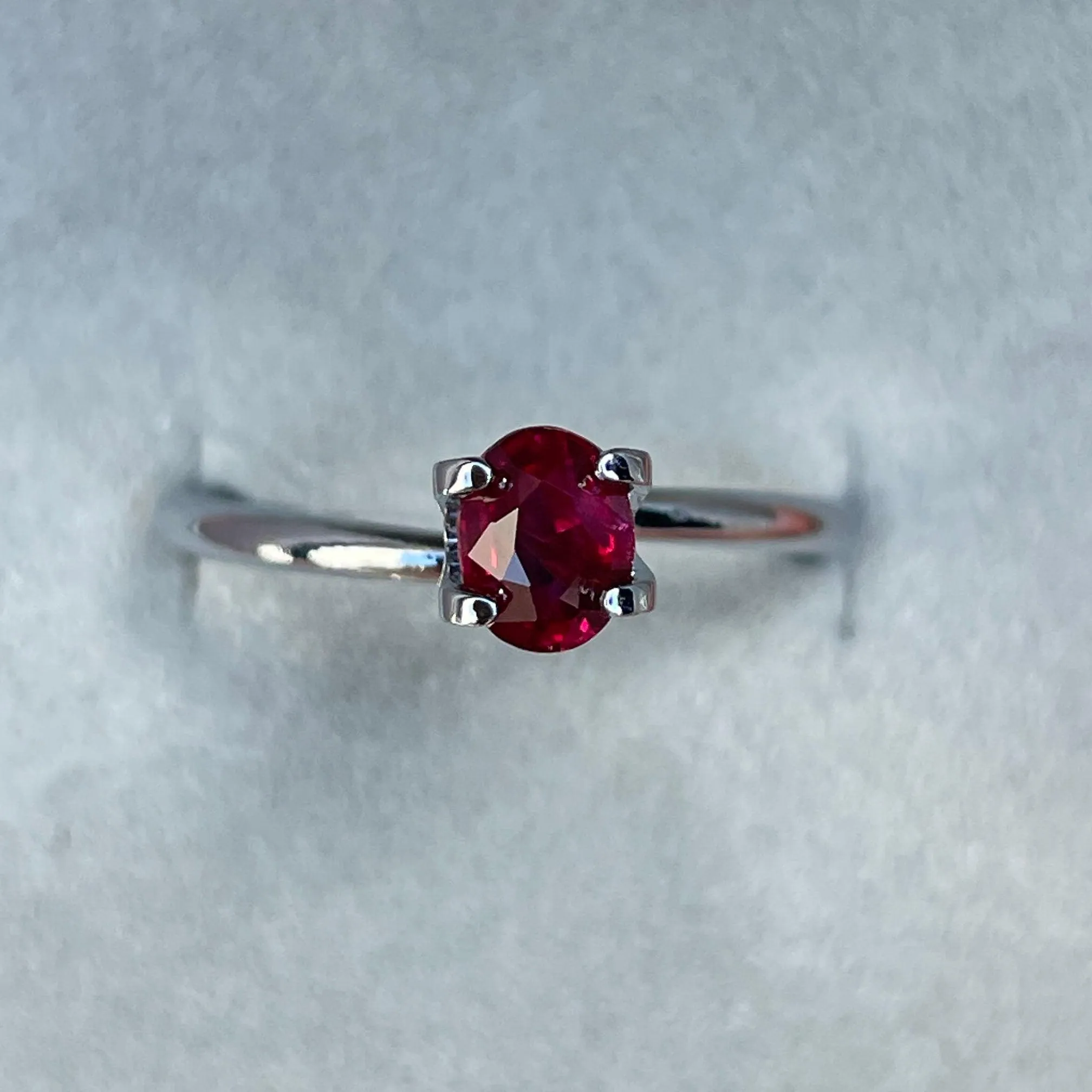 ruby stone with ring stone in silver red gemstone, natural stone jewelry rings gemstone jewelry precious stone jewelry vibrant gemstones.  0.70 crt