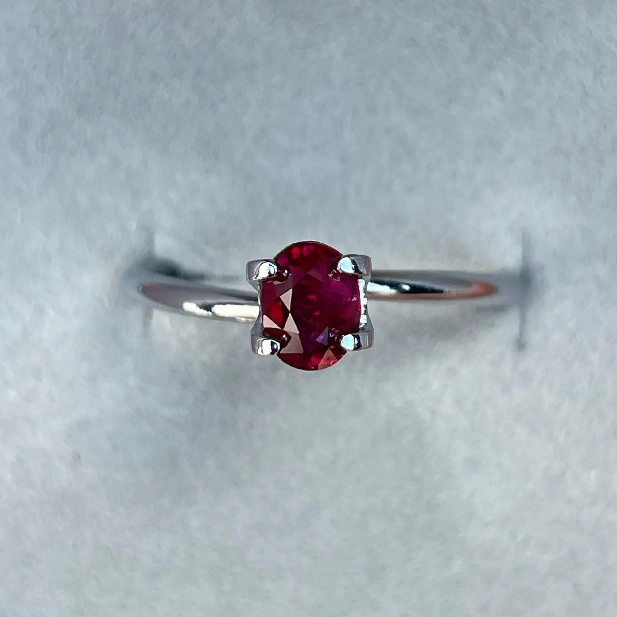 ruby stone with ring stone in silver red gemstone, natural stone jewelry rings gemstone jewelry precious stone jewelry vibrant gemstones.  0.70 crt