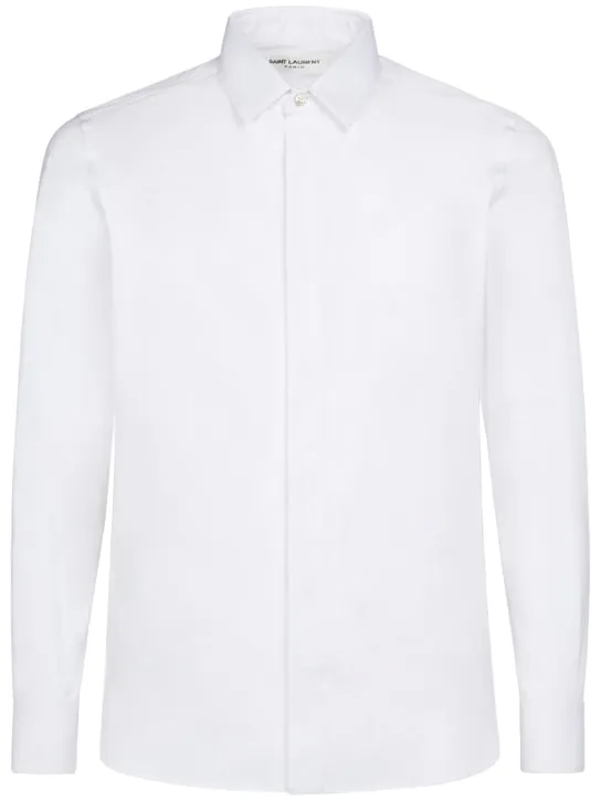 Saint Laurent   Cotton poplin shirt 