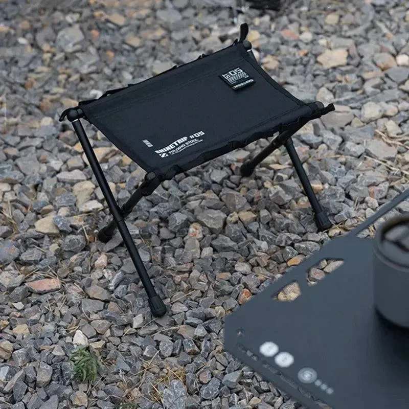 ShineTrip Outdoor Chair Aluminum Alloy Ultra Light Portable Mazha Folding Camping Chair Fishing Chair Small Bench
