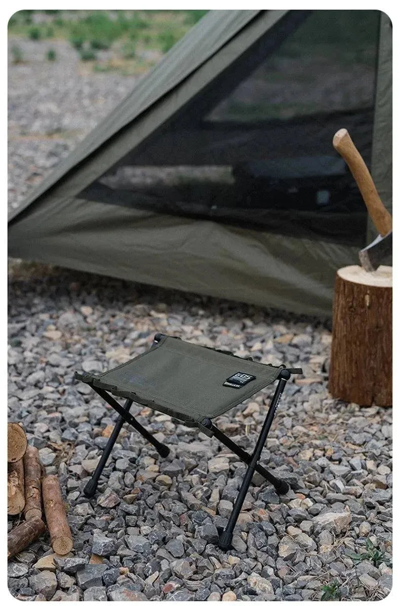 ShineTrip Outdoor Chair Aluminum Alloy Ultra Light Portable Mazha Folding Camping Chair Fishing Chair Small Bench
