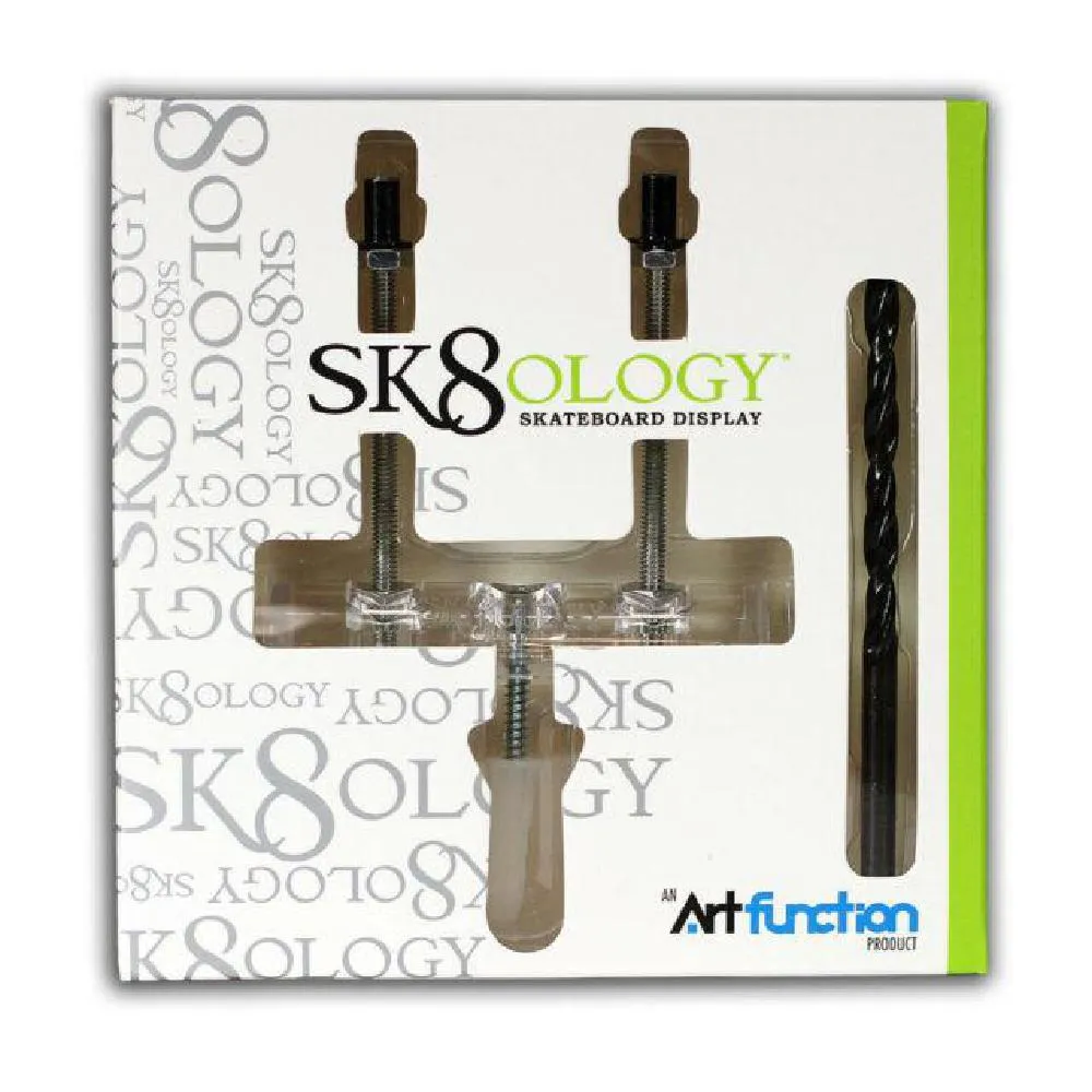 Sk8ology Skateboard Longboard Deck Display Wall Bracket With Drill Bit