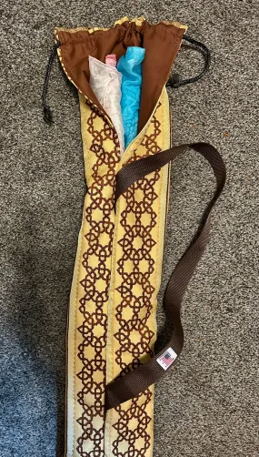 Soft Flag Bag     .    .    .    .     .    .      .    .    Golden & Brown
