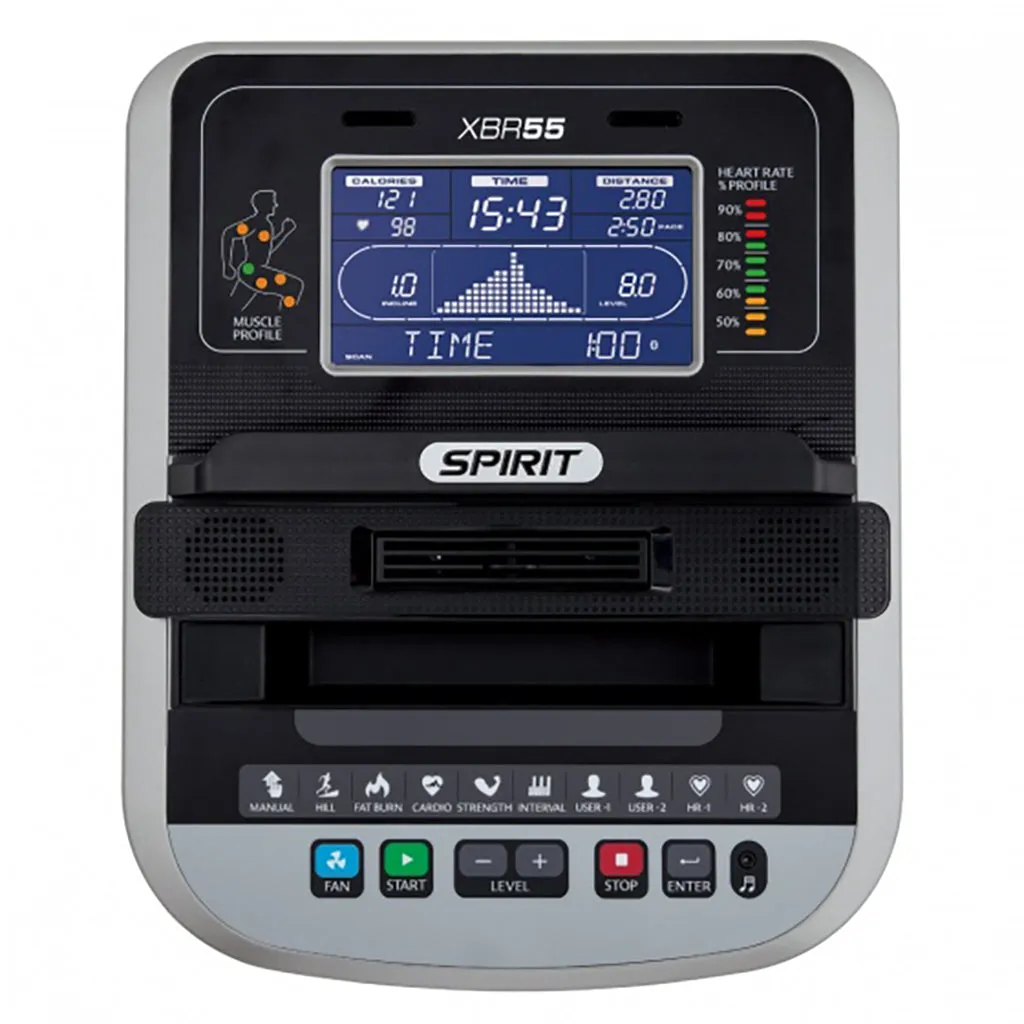 Spirit XBR55 Recumbent Bike - Discontinued