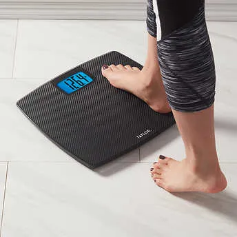 Taylor Weight Tracking Body Scale (Glass digital) - BLACK