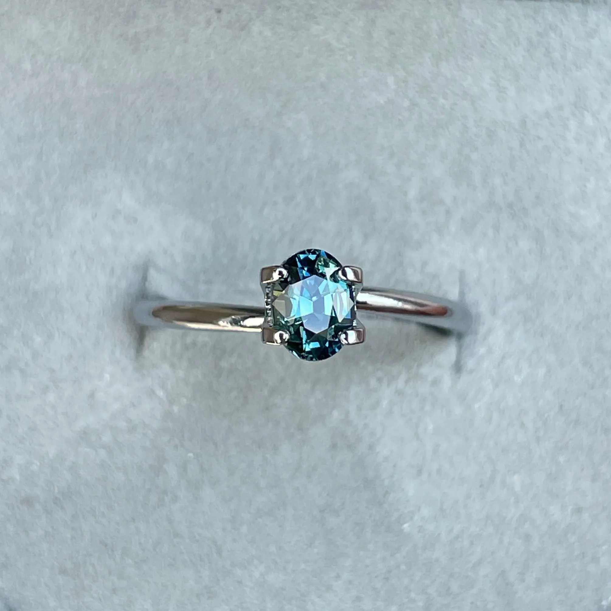 Teal sapphire, 0.81 crt blue lagoon Natural teal sapphire/ Montana sapphire/ sapphire ring/ jewellery supplies