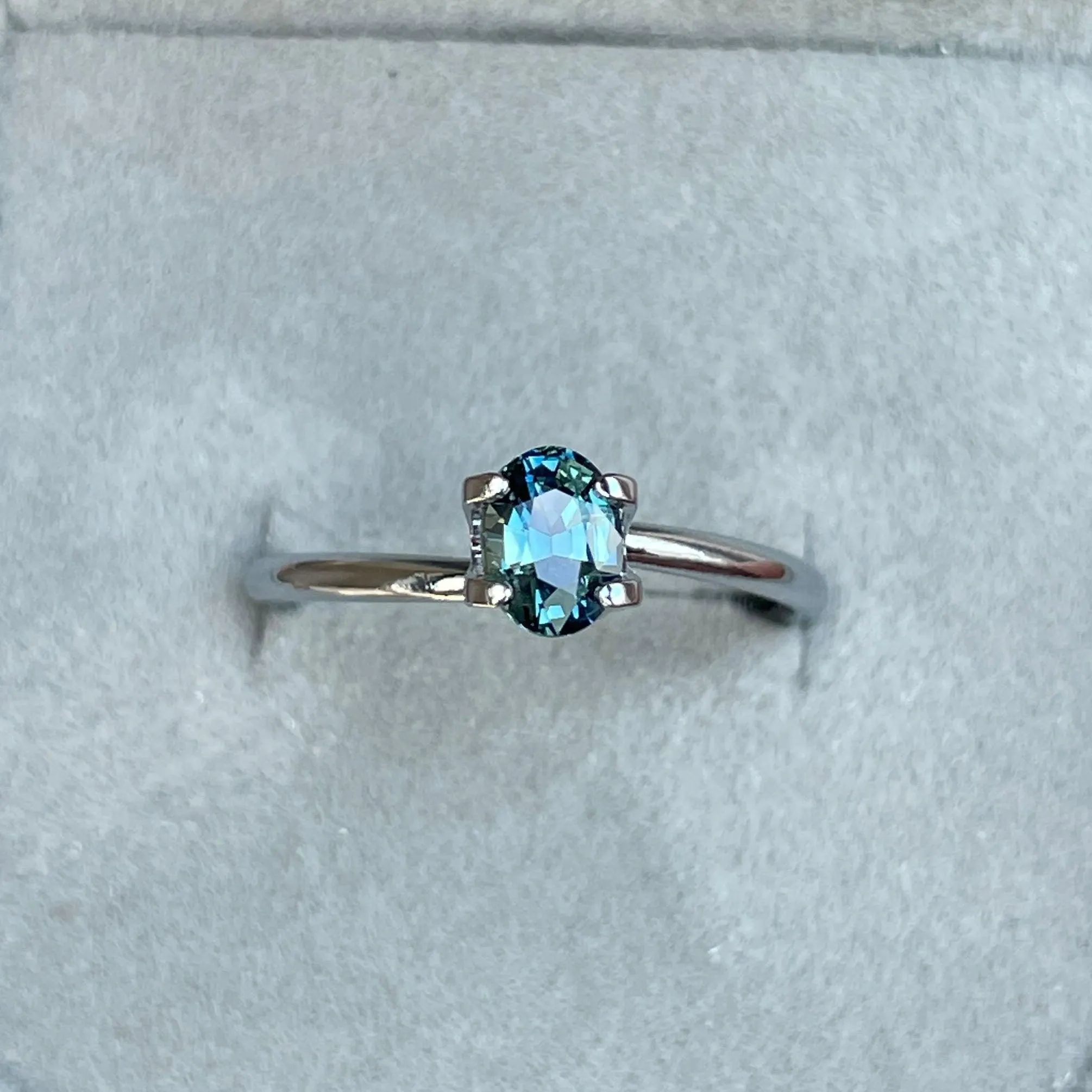 Teal sapphire, 0.81 crt blue lagoon Natural teal sapphire/ Montana sapphire/ sapphire ring/ jewellery supplies