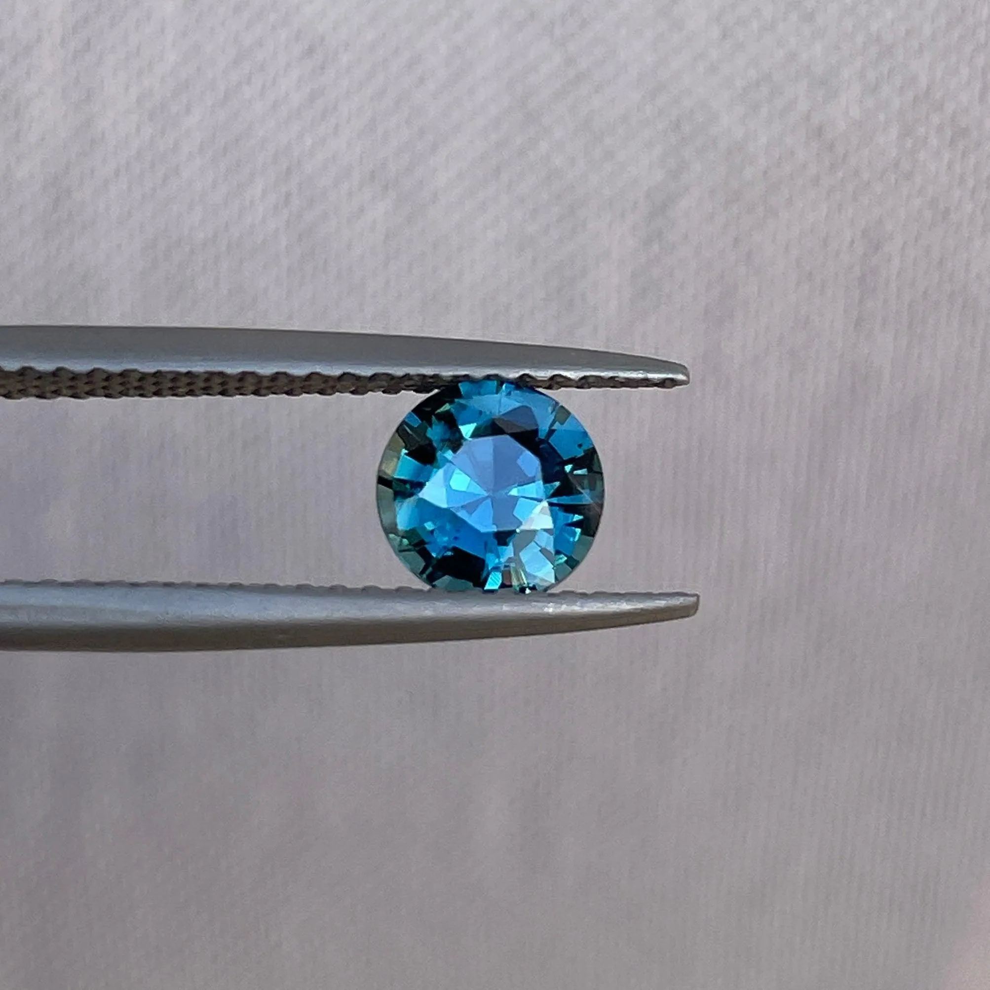 Teal sapphire stone, 1.03 crt. Jacksonville Jaguars Natural teal sapphire. ethically sourced Gemstone for jewelry Making