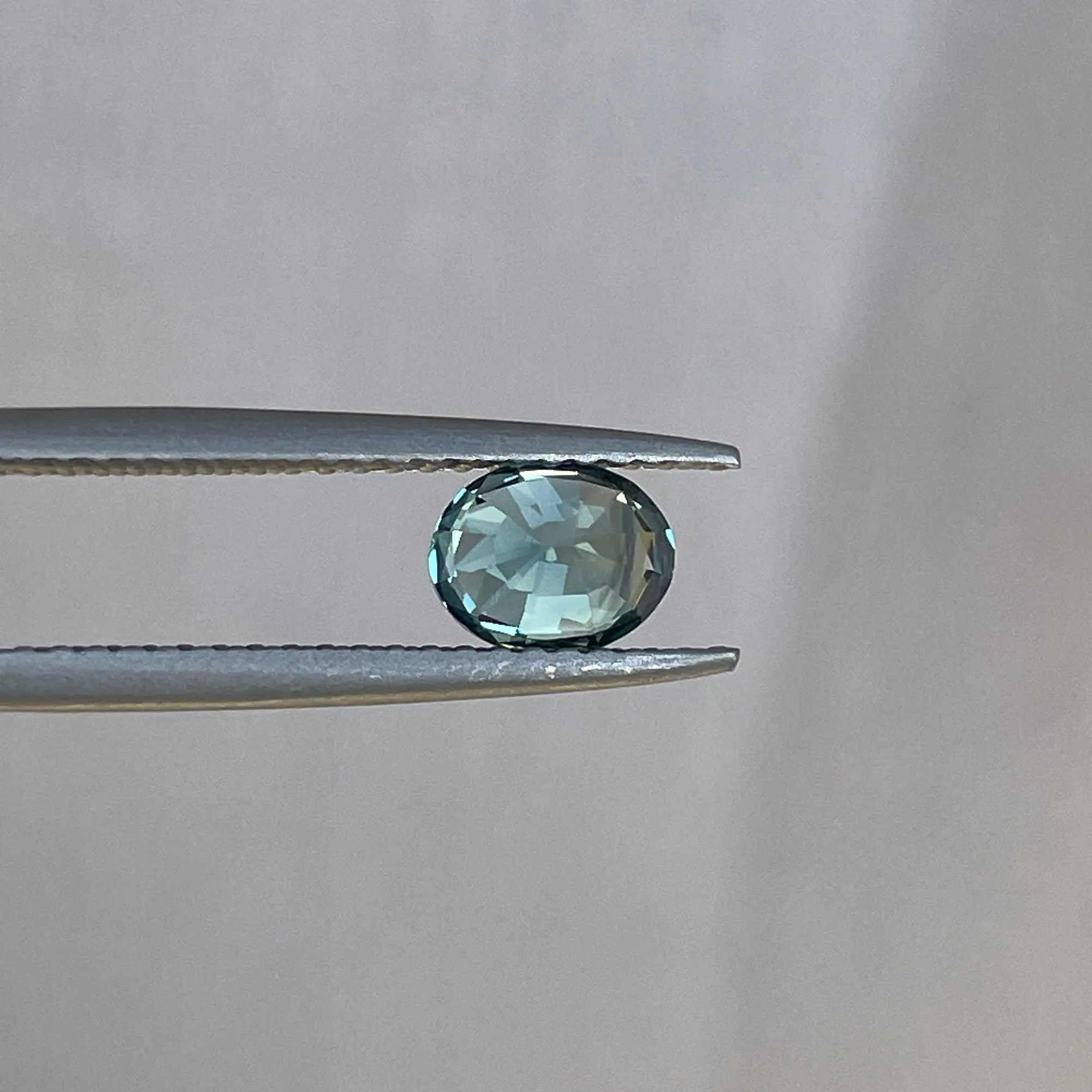 Teal sapphire stone Oval cut, lagoon green sapphire 0.98 crt teal sapphire. Clean Sapphire, Loose Stone