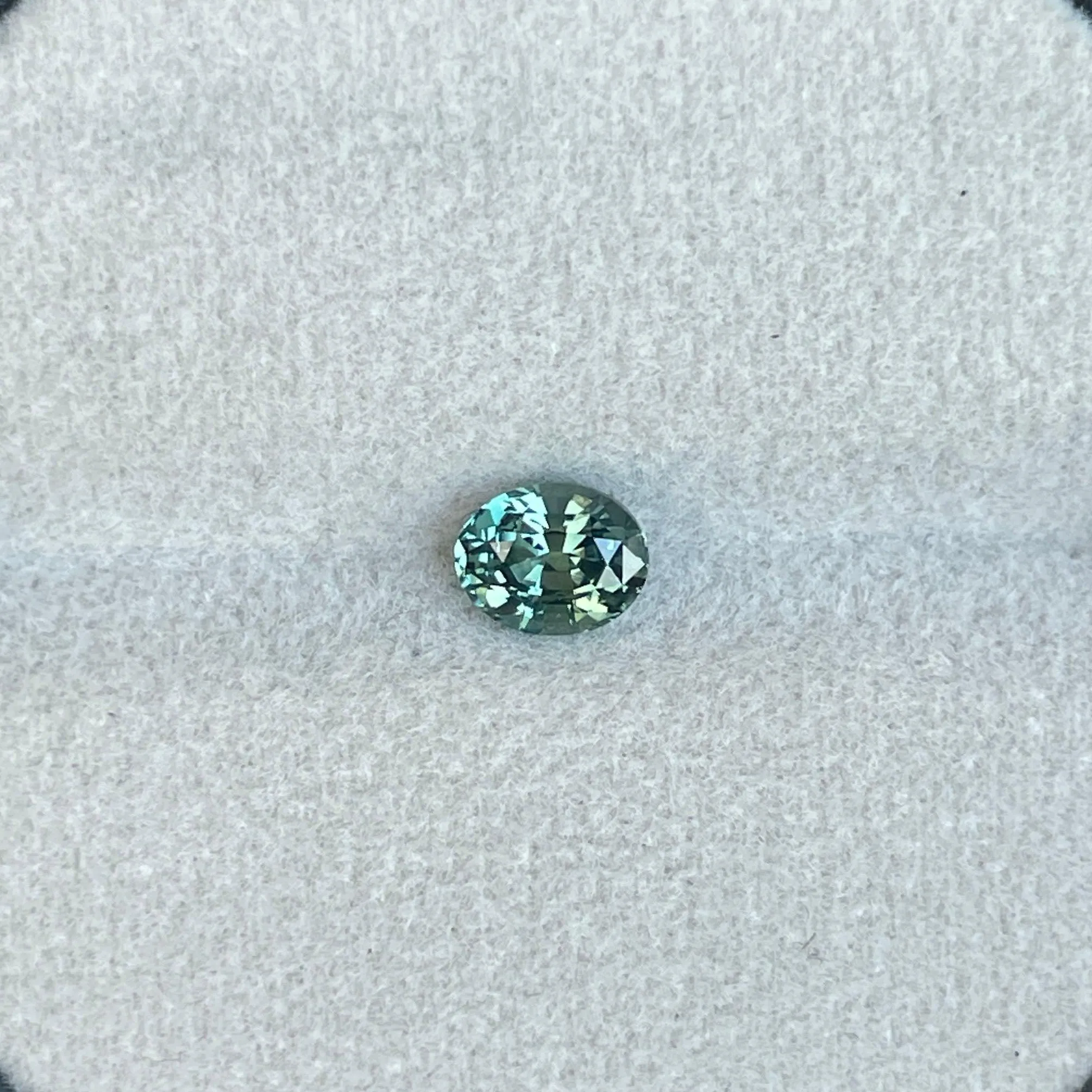Teal sapphire stone Oval cut, lagoon green sapphire 0.98 crt teal sapphire. Clean Sapphire, Loose Stone