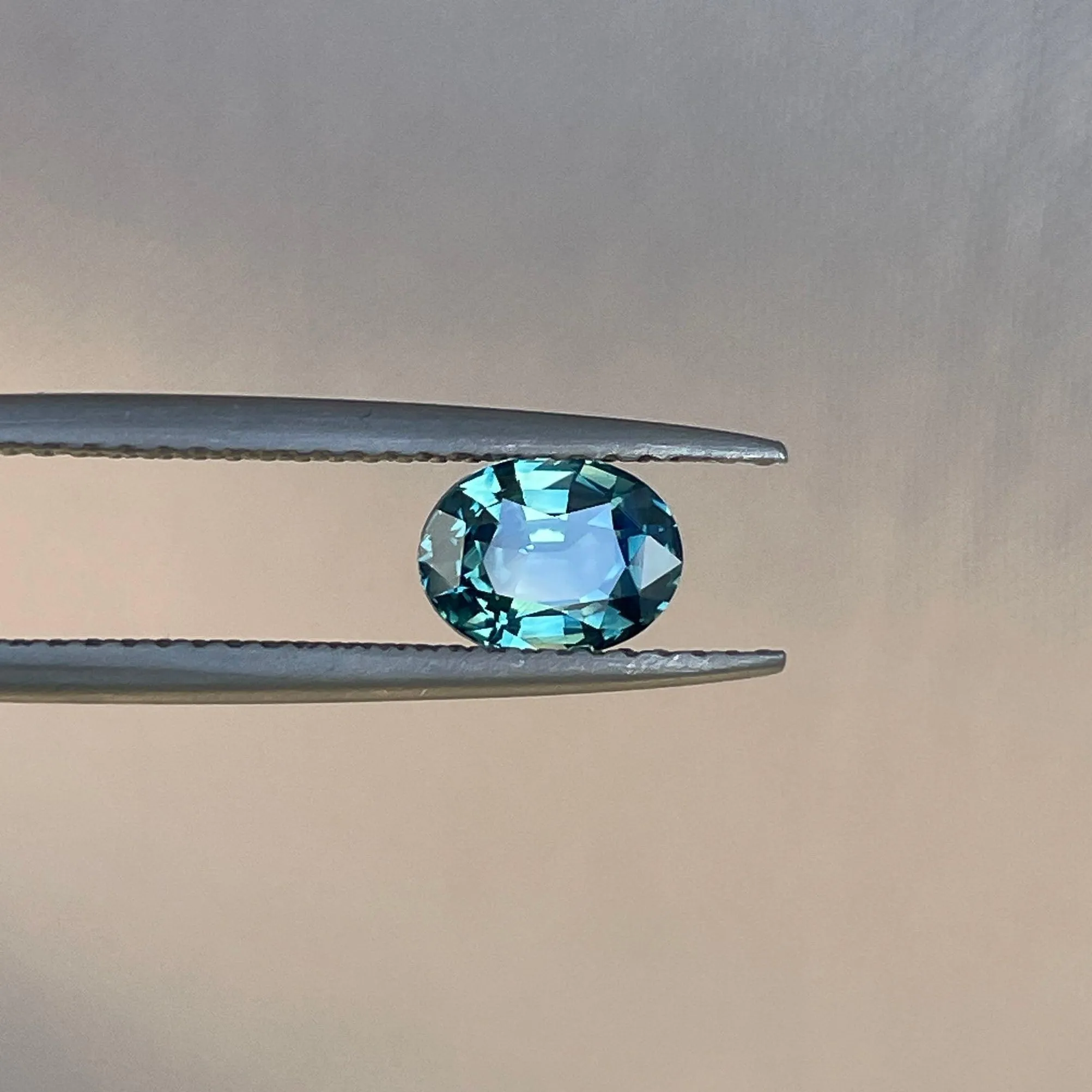 Teal sapphire stone Oval cut teal sapphire, 1.00 crt Sardinia Natural teal sapphire for engagement ring