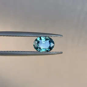 Teal sapphire stone Oval cut teal sapphire, 1.00 crt Sardinia Natural teal sapphire for engagement ring