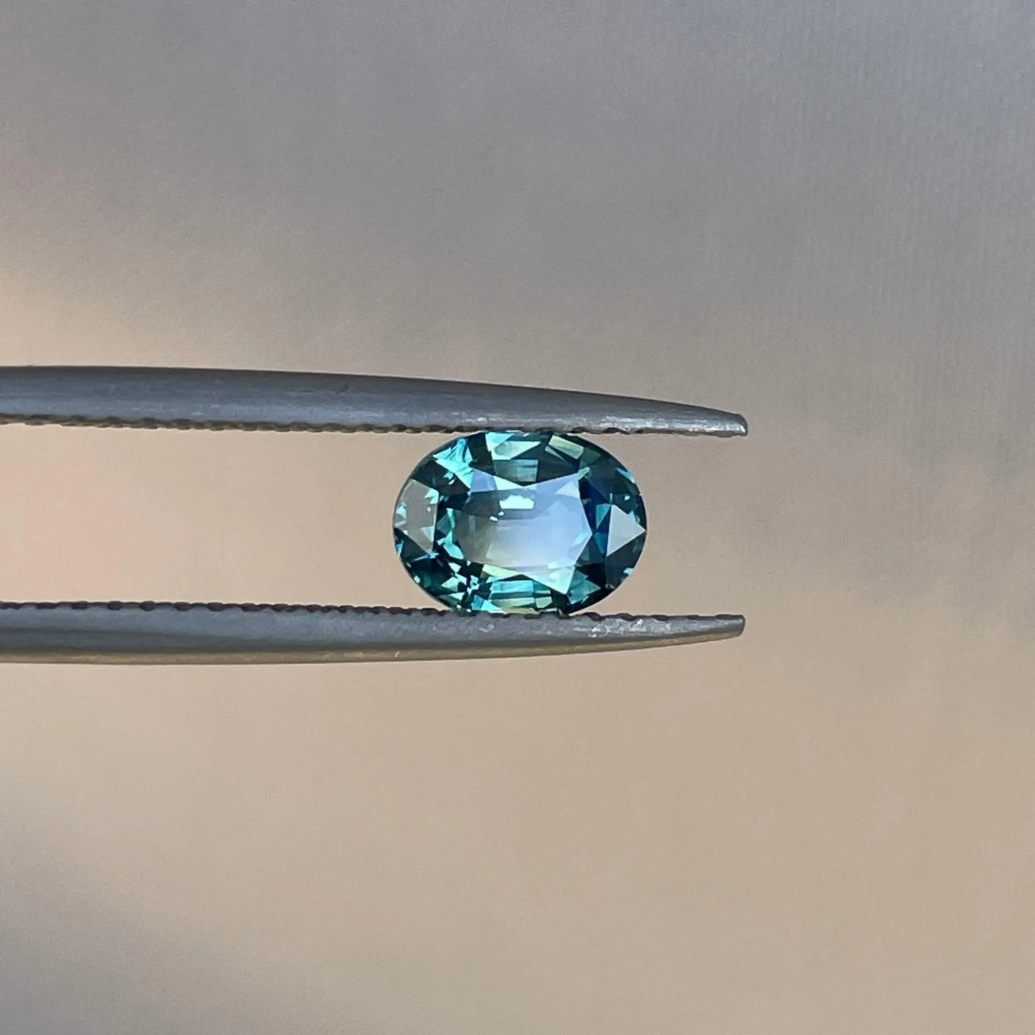 Teal sapphire stone Oval cut teal sapphire, 1.00 crt Sardinia Natural teal sapphire for engagement ring