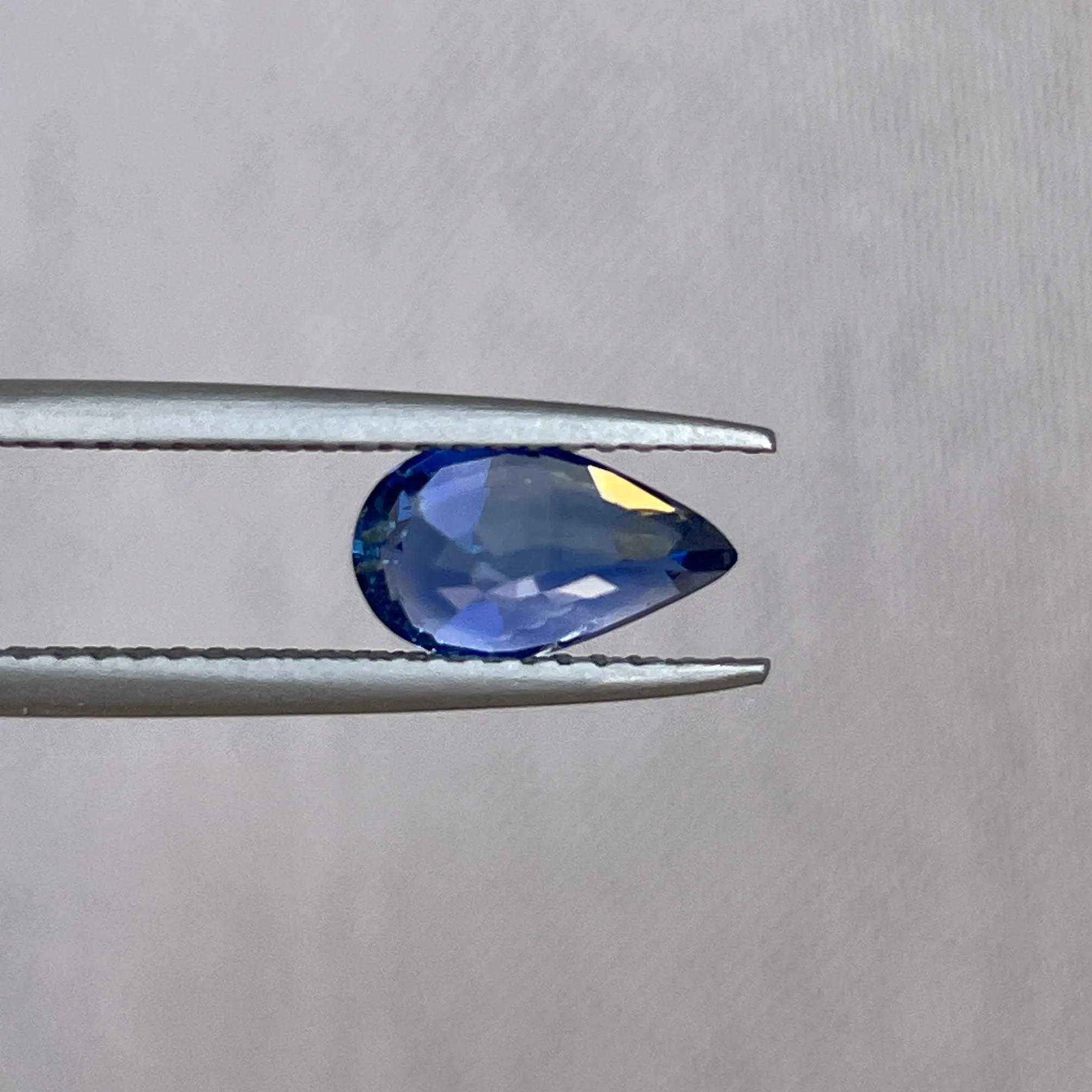 This is a natural royal blue sapphire with a very rare colour and fine clarity. 1.58 crt