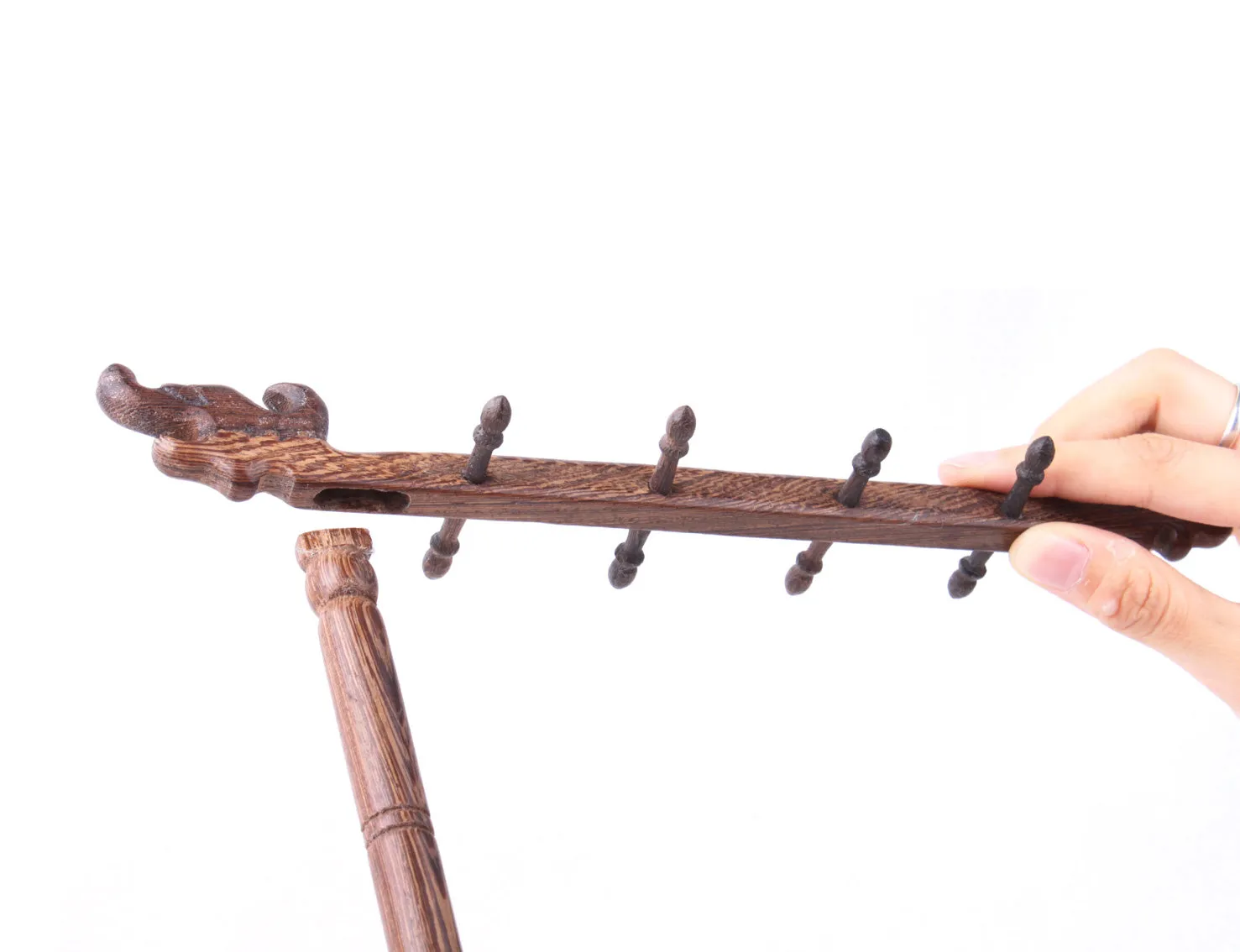 TWIN DRAGON - Calligraphy and Sumi Brush Stand Rack