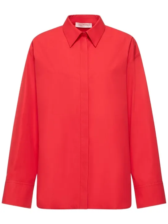 Valentino   Cotton poplin shirt 