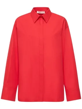 Valentino   Cotton poplin shirt 