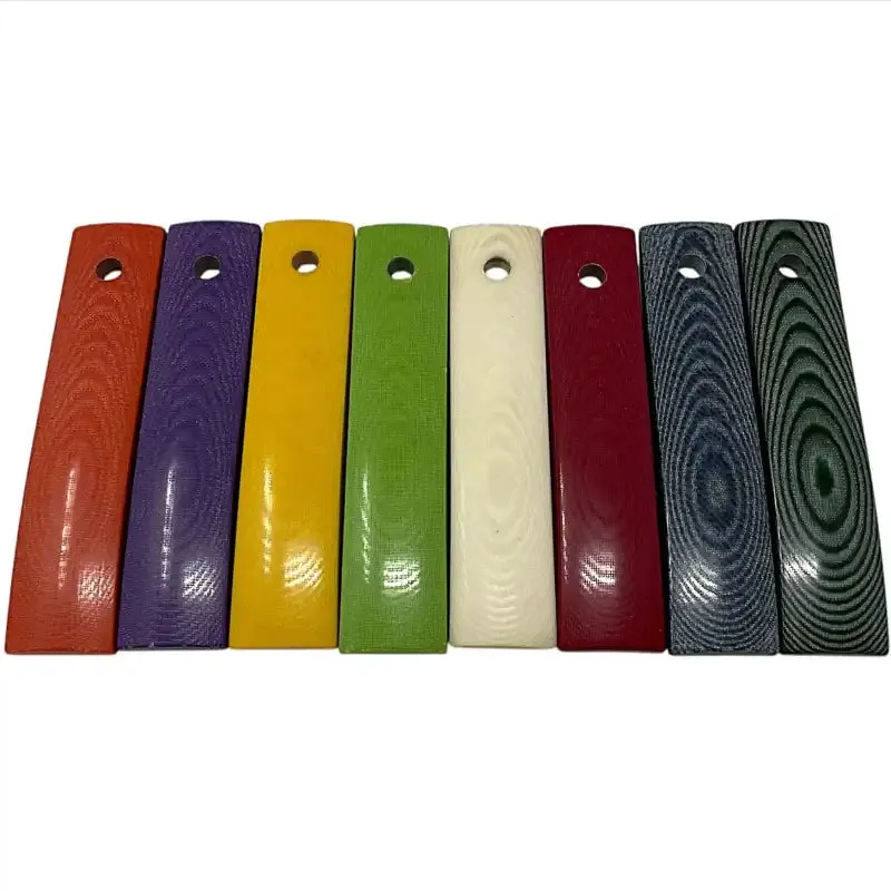 Vibe Composites- Linen Micarta- 1/8" Scales- (8 pairs)- Sample Pack