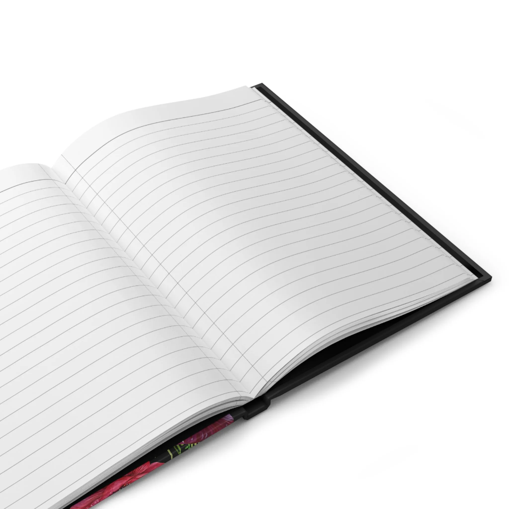 Vibrant Floral 'Bloom & Reflect' Journal - 5.75"x8" Matte Hardcover, Stylish