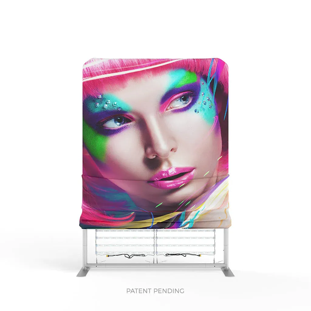 WaveLight 5ft Backlit Tabletop Display