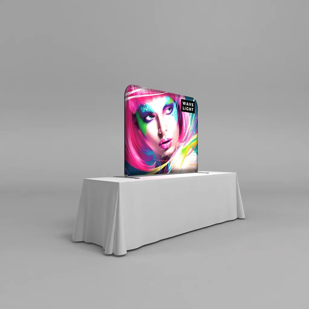 WaveLight 5ft Backlit Tabletop Display