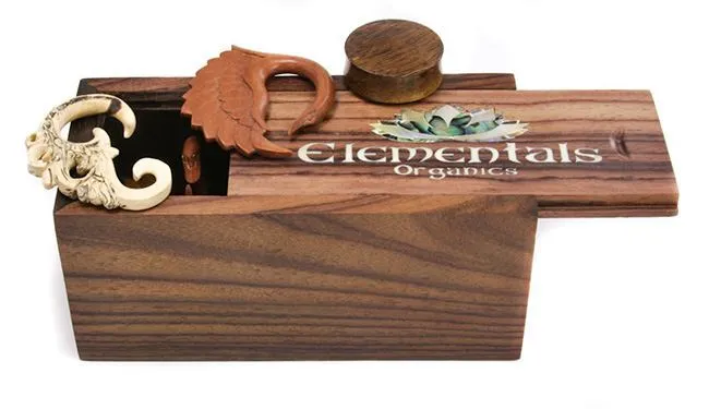 Wooden Elementals Organics Display Box