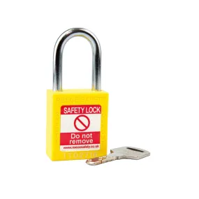 Yellow REECE Nylon Safety Padlock KA SET