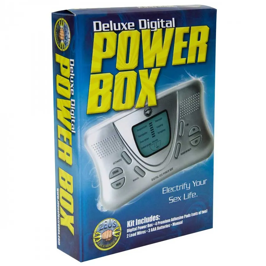 Zeus Electrosex Deluxe Digital Power Box for Electro-Stim