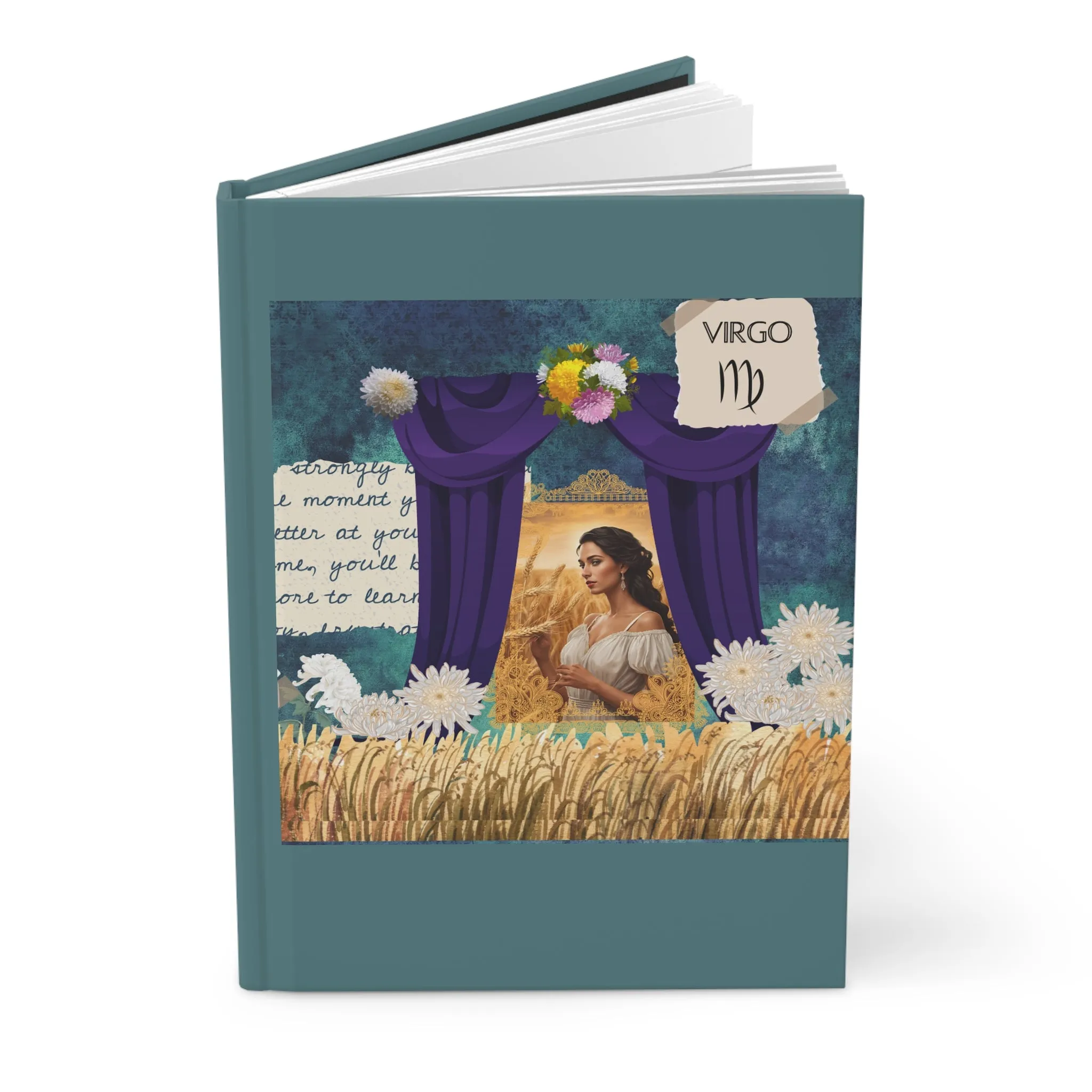 Zodiac Virgo Hardcover Journal Matte